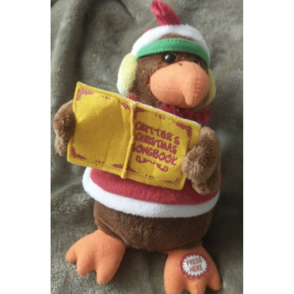 Sound N Light Animatronics Christmas Musical chicken Plush